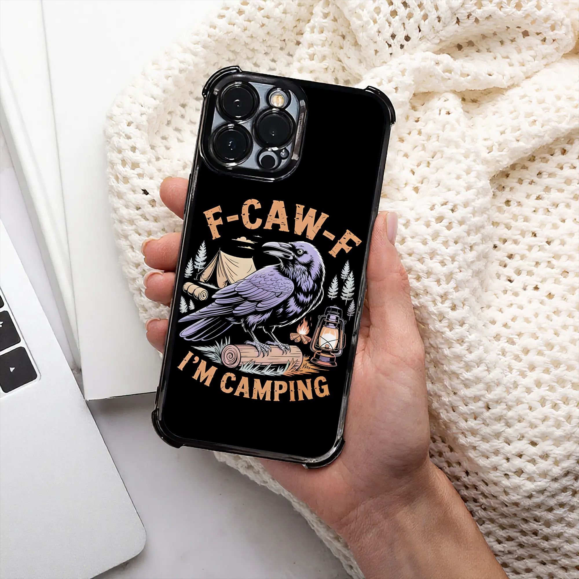 Outdoor Adventurer - Funny Raven F CAW F I'm