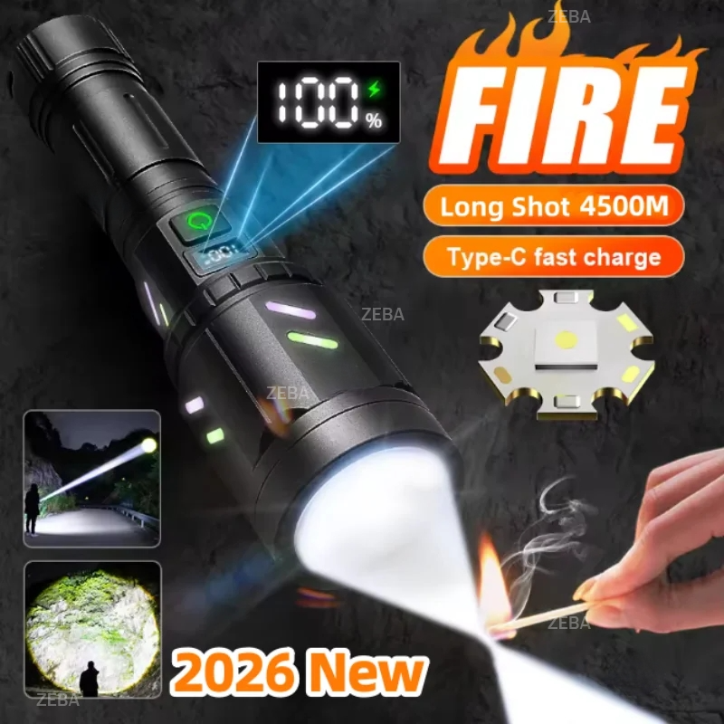 Outdoor Adventure Inc - 1000000LM Tactical Firestarter Flashlight High Power