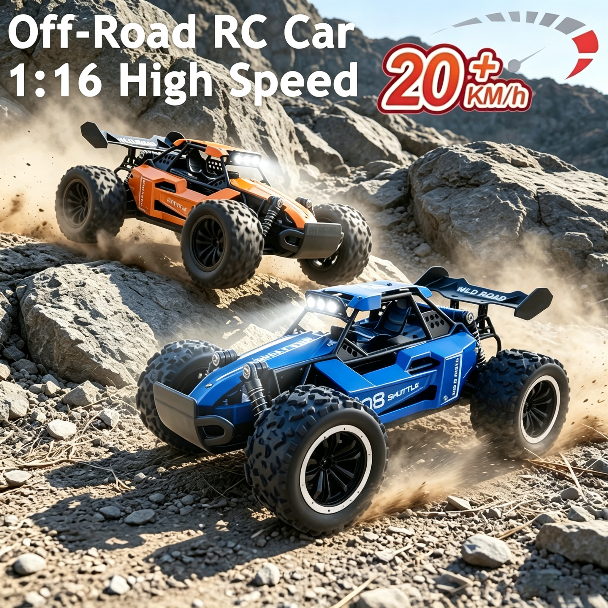 Outdoor Adventure Hobbies - 1:16 RC Car All Terrain Monster
