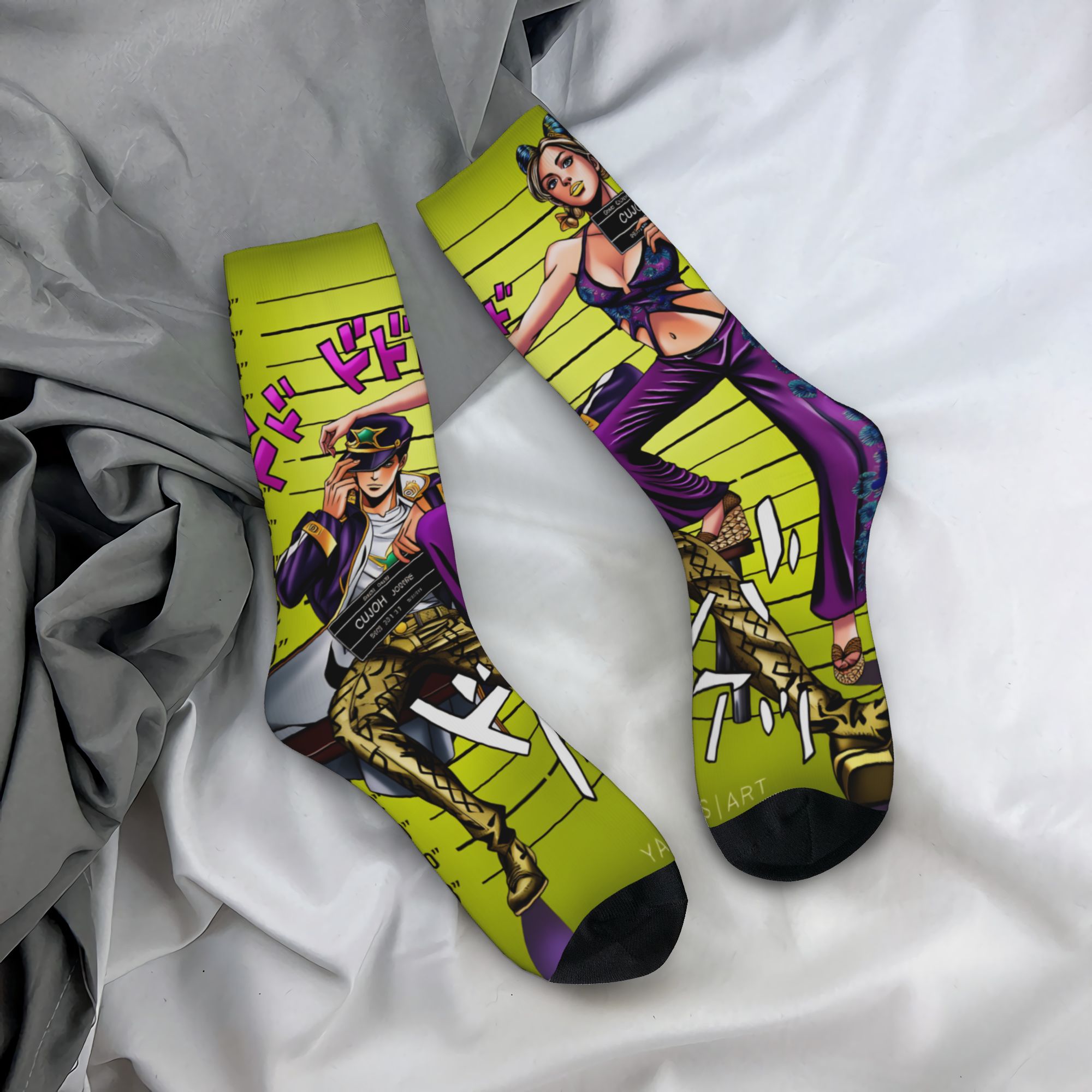 Outdoor Adventure Japan - JoJos Bizarre Adventure Socks Korean Stockings