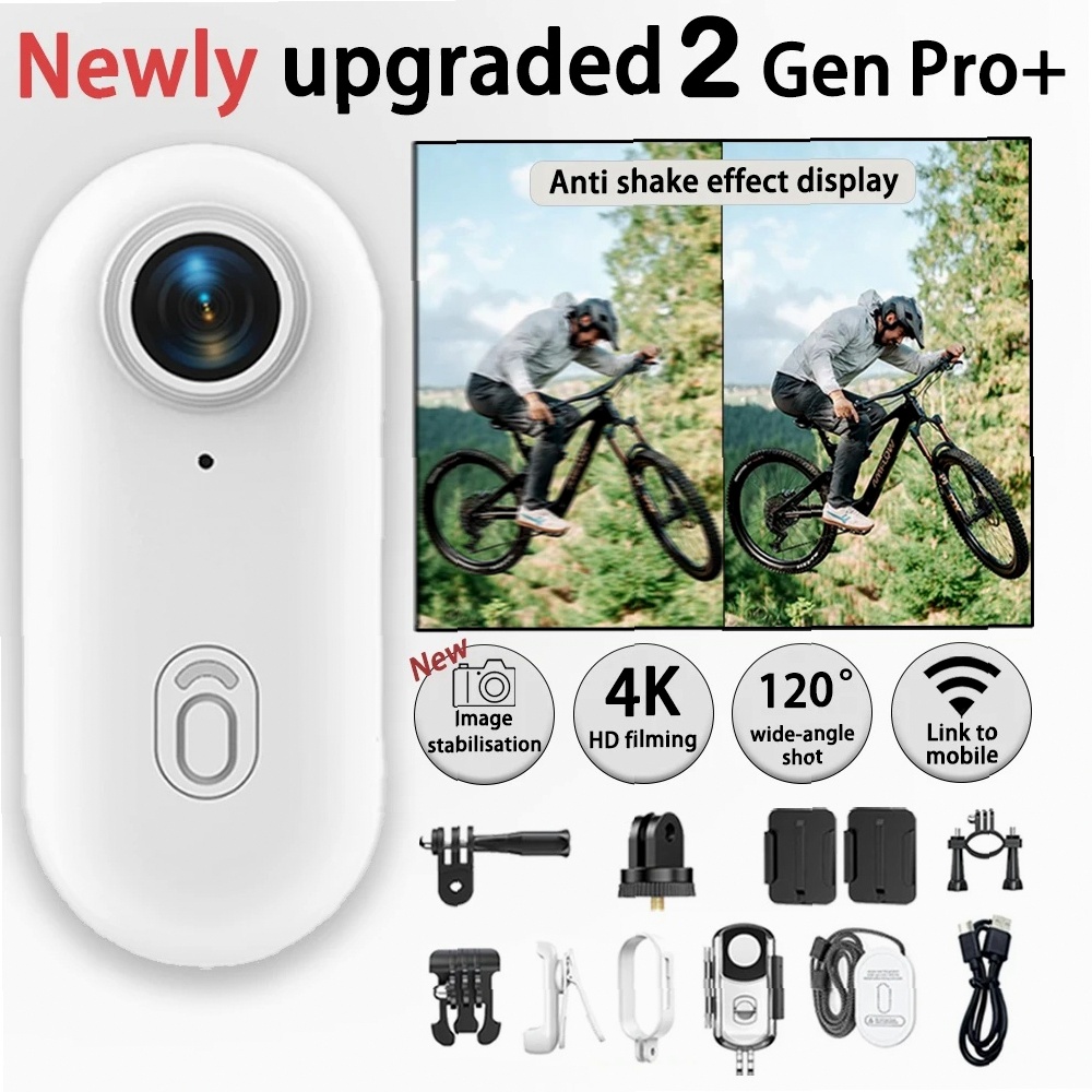 Outdoor Adventure Images - Waterproof 4K Action Camera Helmet Mount