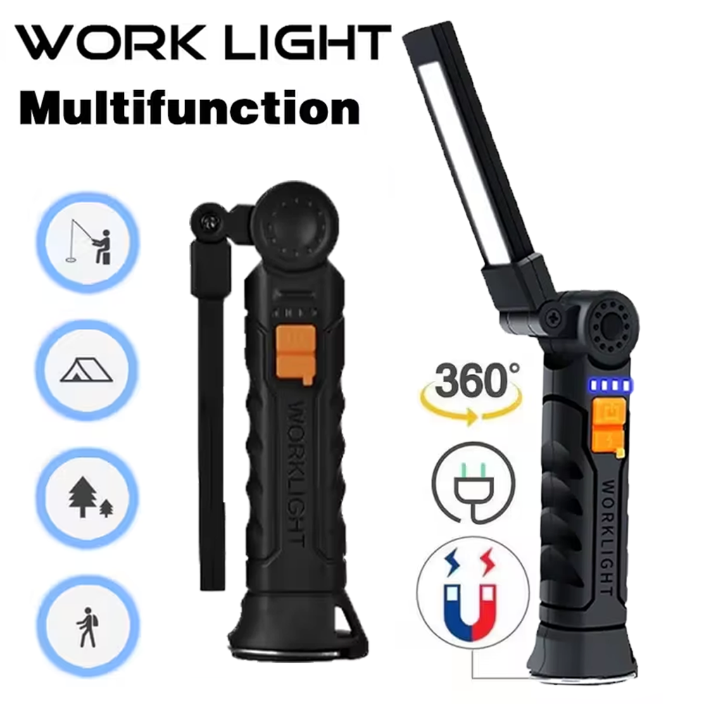 Outdoor Adventurer - Portable COB LED Flashlight USB Rechargeable
