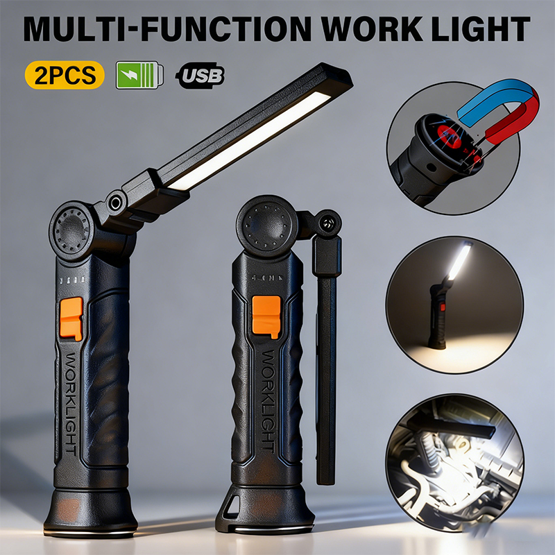 Outdoor Adventurer - Portable COB LED Flashlight USB Rechargeable