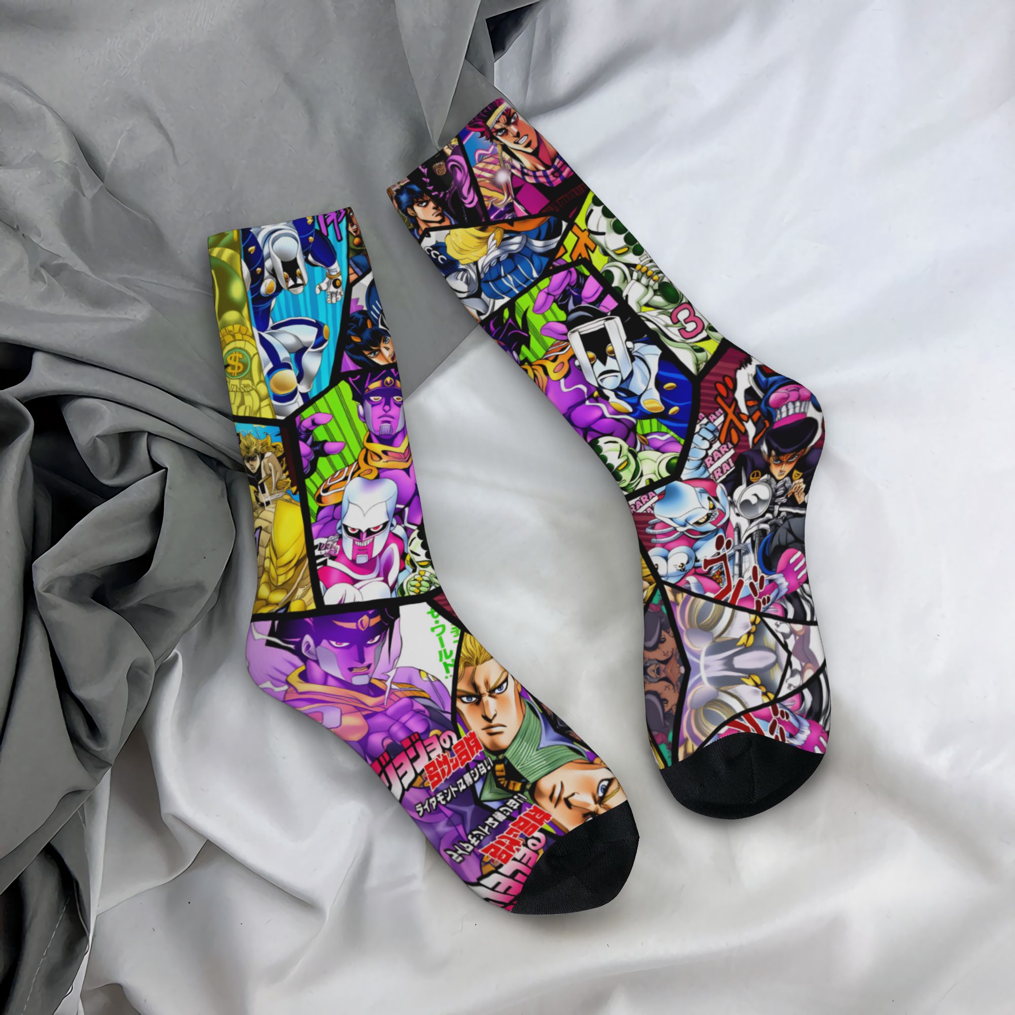 Outdoor Adventure Japan - JoJos Bizarre Adventure Socks Leisure Stockings