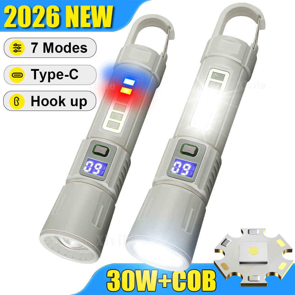 Outdoor Adventure Jobs - LED Work Flashlight Rechargeable Outdoor Emergency