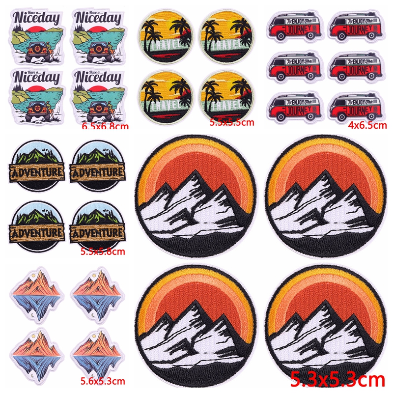 Outdoor Adventures Clothing - 10Pcs/Lot Outdoor Adventure Patch Iron On