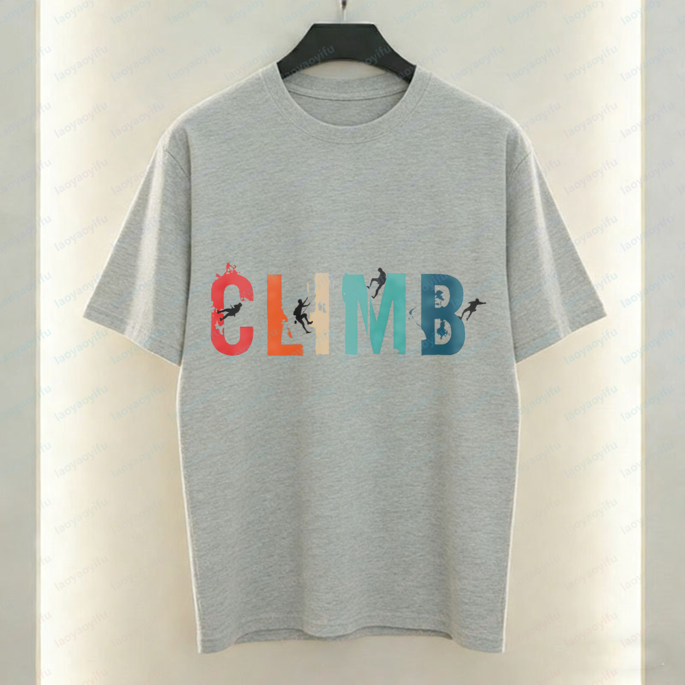 Outdoor Adventures Clothing - Climb Graphic Cotton Tshirts Outdoor Adventure