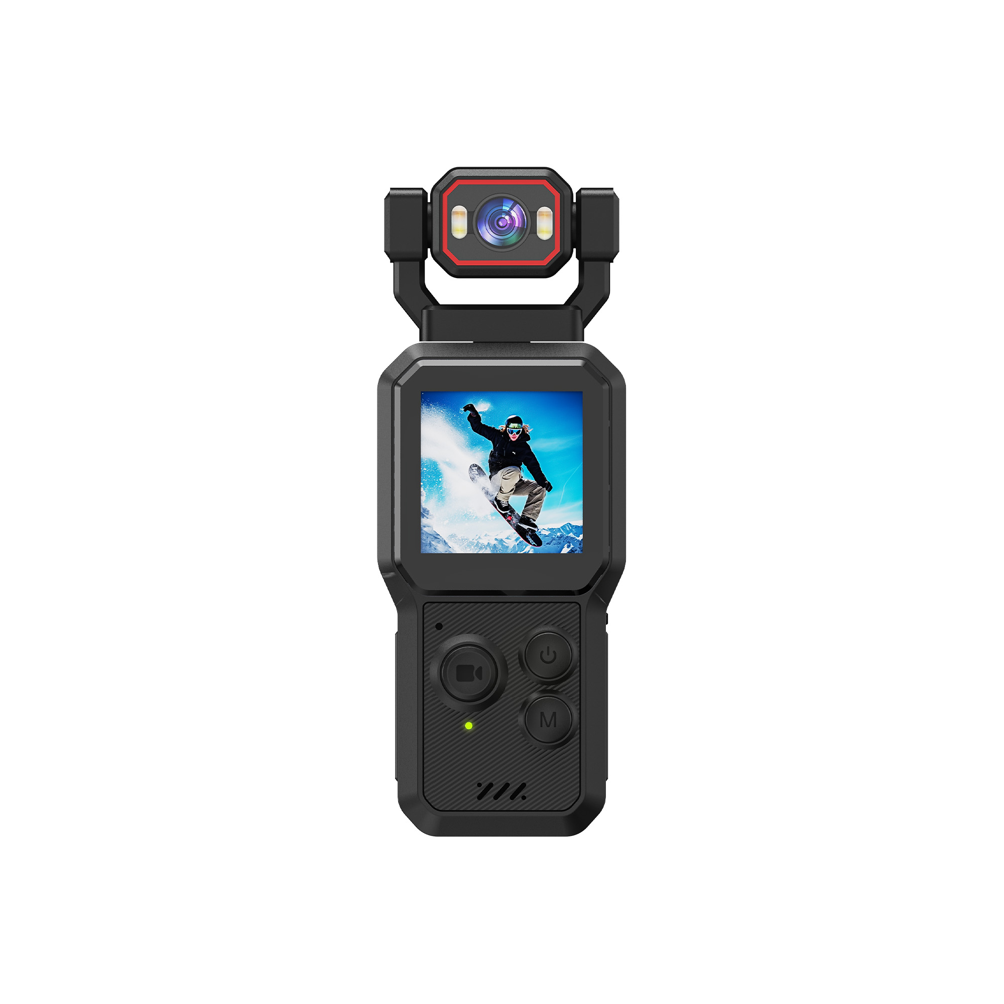 Outdoor Adventure Images - 1080P Action Camera 180°/90° Rotatable Lens