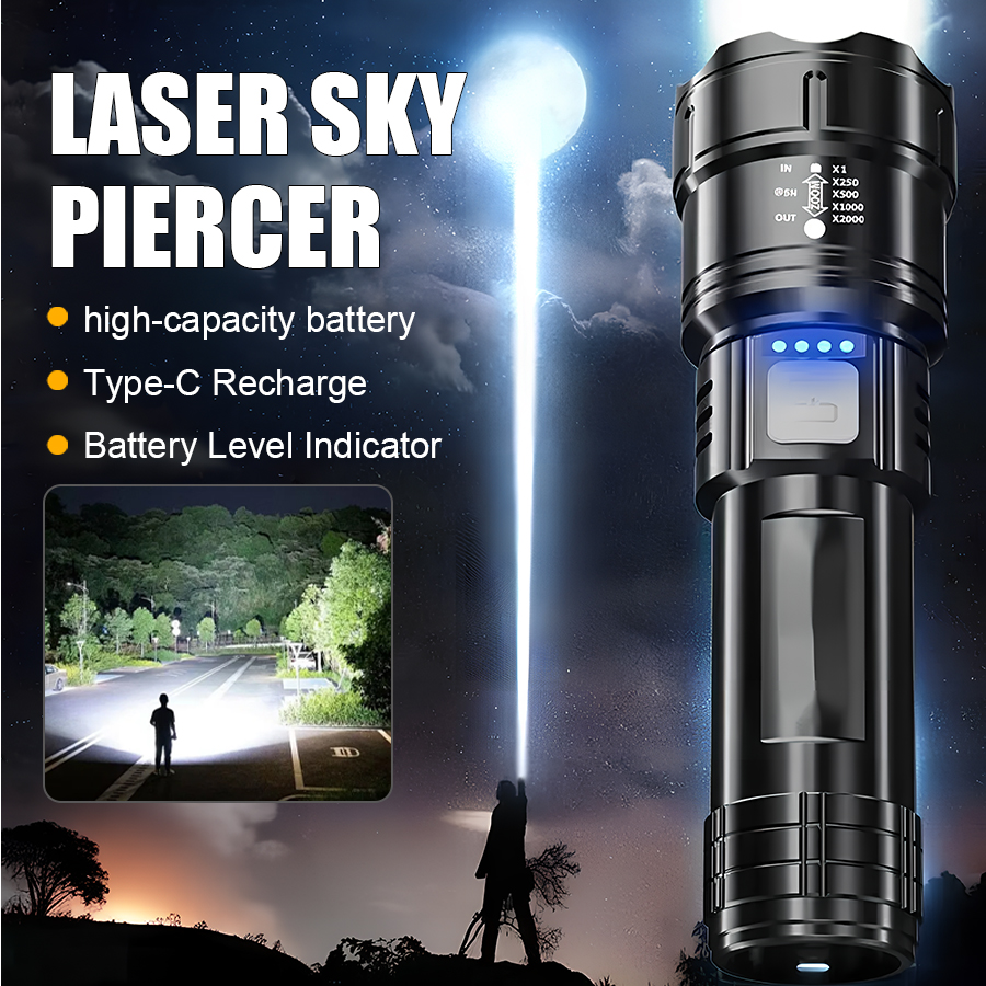Outdoor Adventurer - High Power P50 LED Flashlight USB
