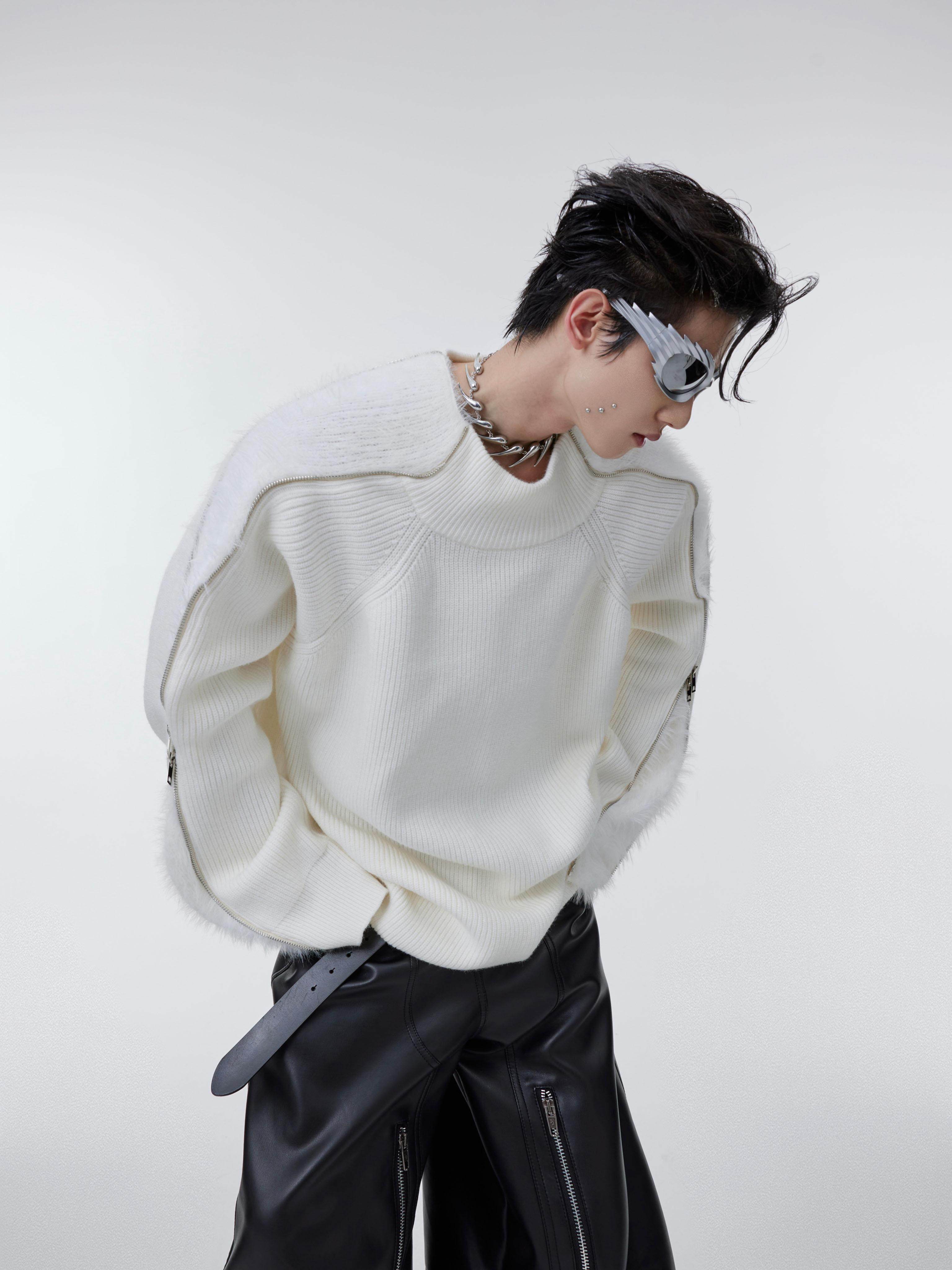 Outdoor Adventure Japan - Fur Collar Pullovers American Mens Multi-Pocket
