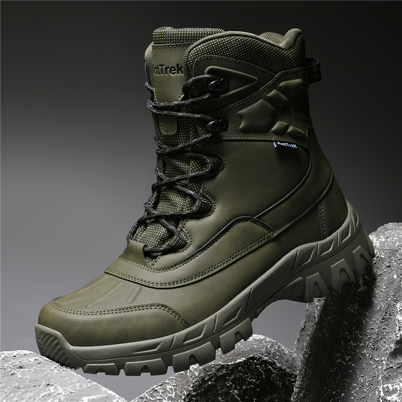 Outdoor Adventure For Adults - Men's high-top hiking shoes four seasons