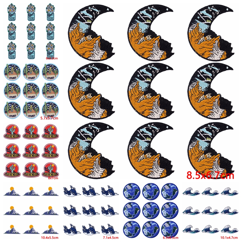 Outdoor Adventures Clothing - 10pcs/Lot Iron On Patch Outdoor Patches