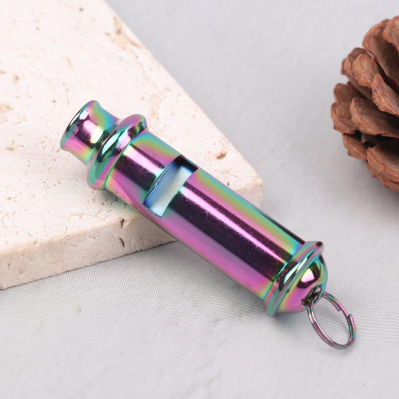 Emergency Whistle Pea - Outdoor Survival Whistle Pendant Vibrant Color