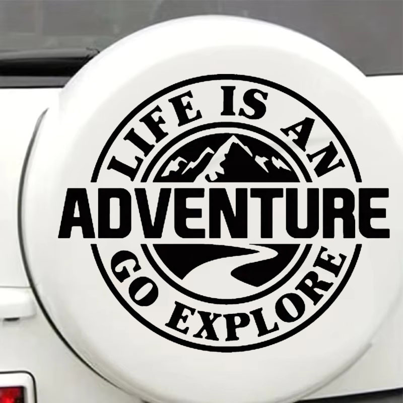 Outdoor Adventure Rv - Life Is An Adventure Outdoor Sticker