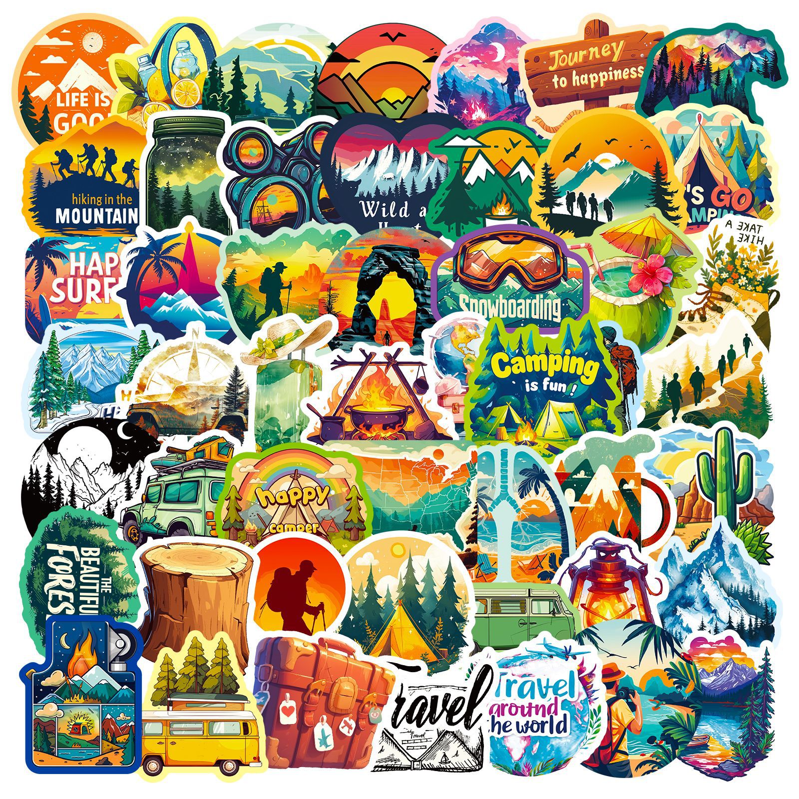 Outdoor Adventure Toys - 10/50PCS Outdoor Hiking Adventure Camping Hiking