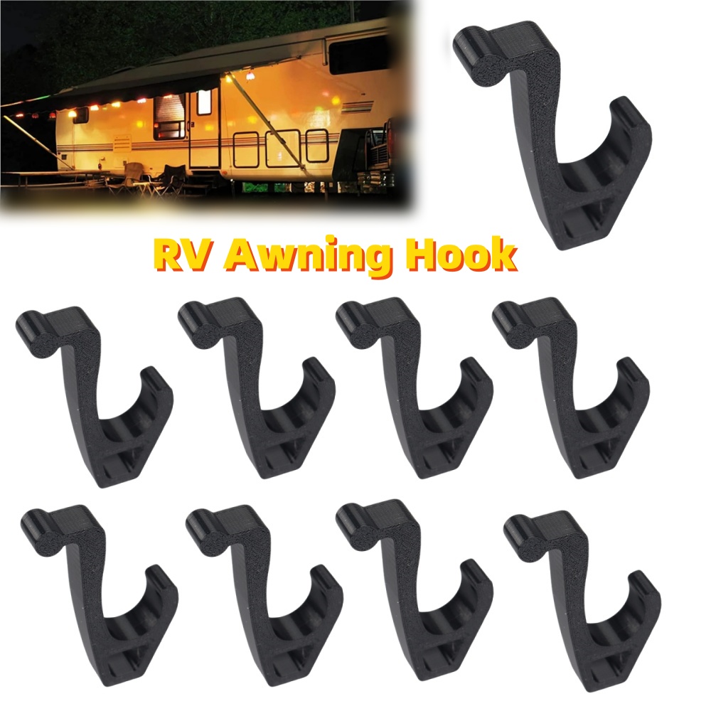 Outdoor Adventurer - 1/2pcs Camping Awning Hooks Clip RV