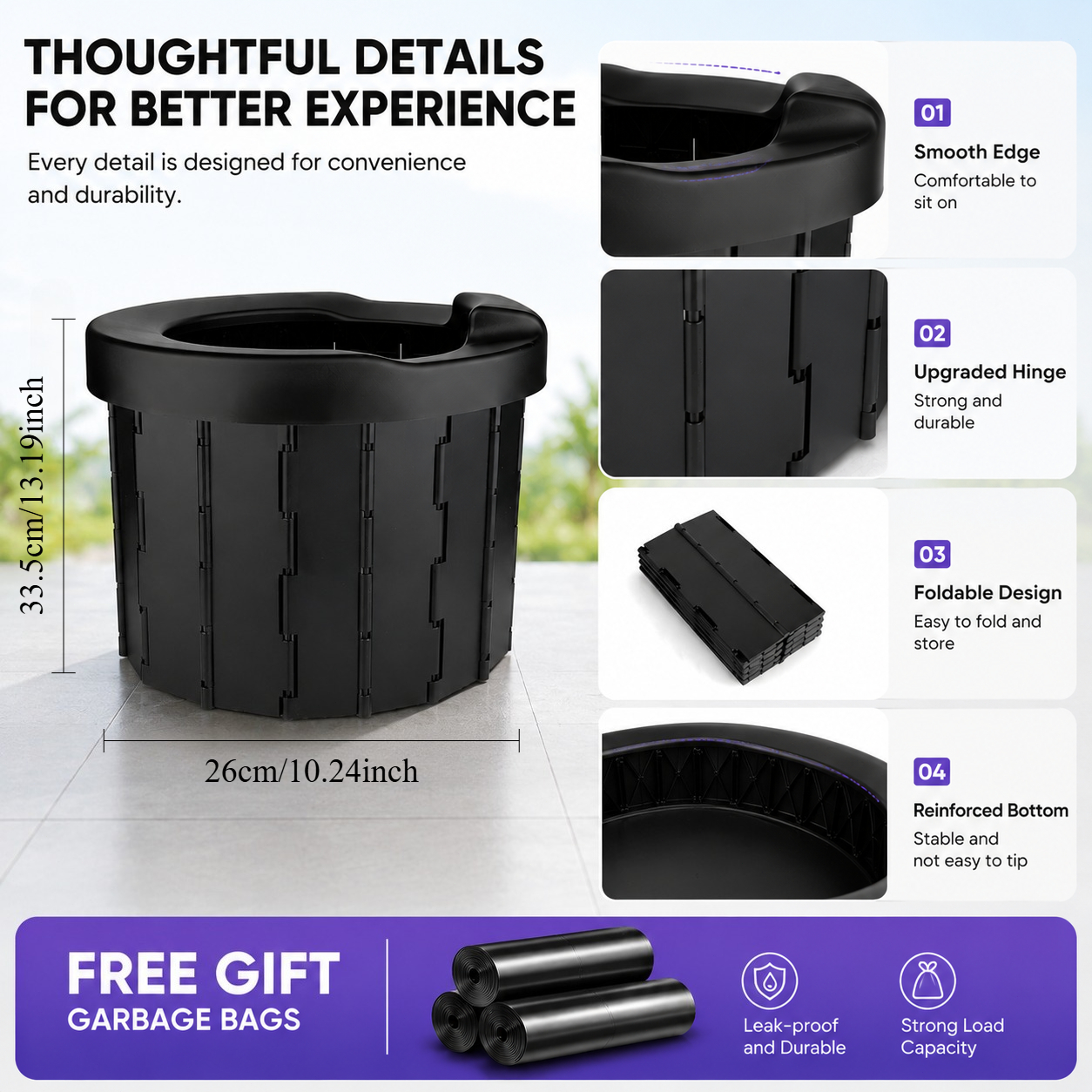 Outdoor Folding Toilet Portabl - đánh giá và giá Outdoor Adventurer