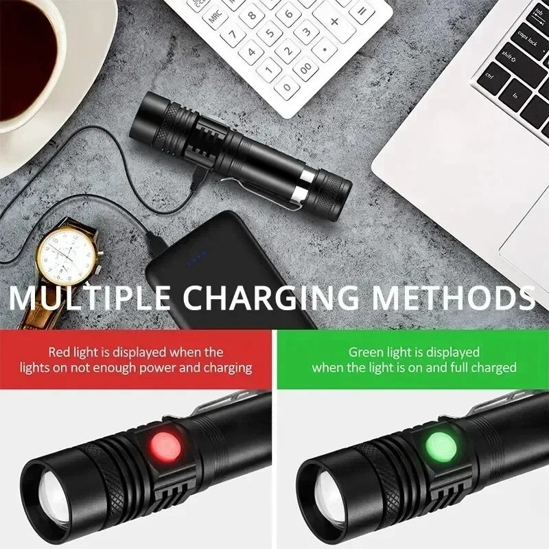 T6 LED Rechargeable Flashlight - đánh giá và giá Outdoor Adventurer