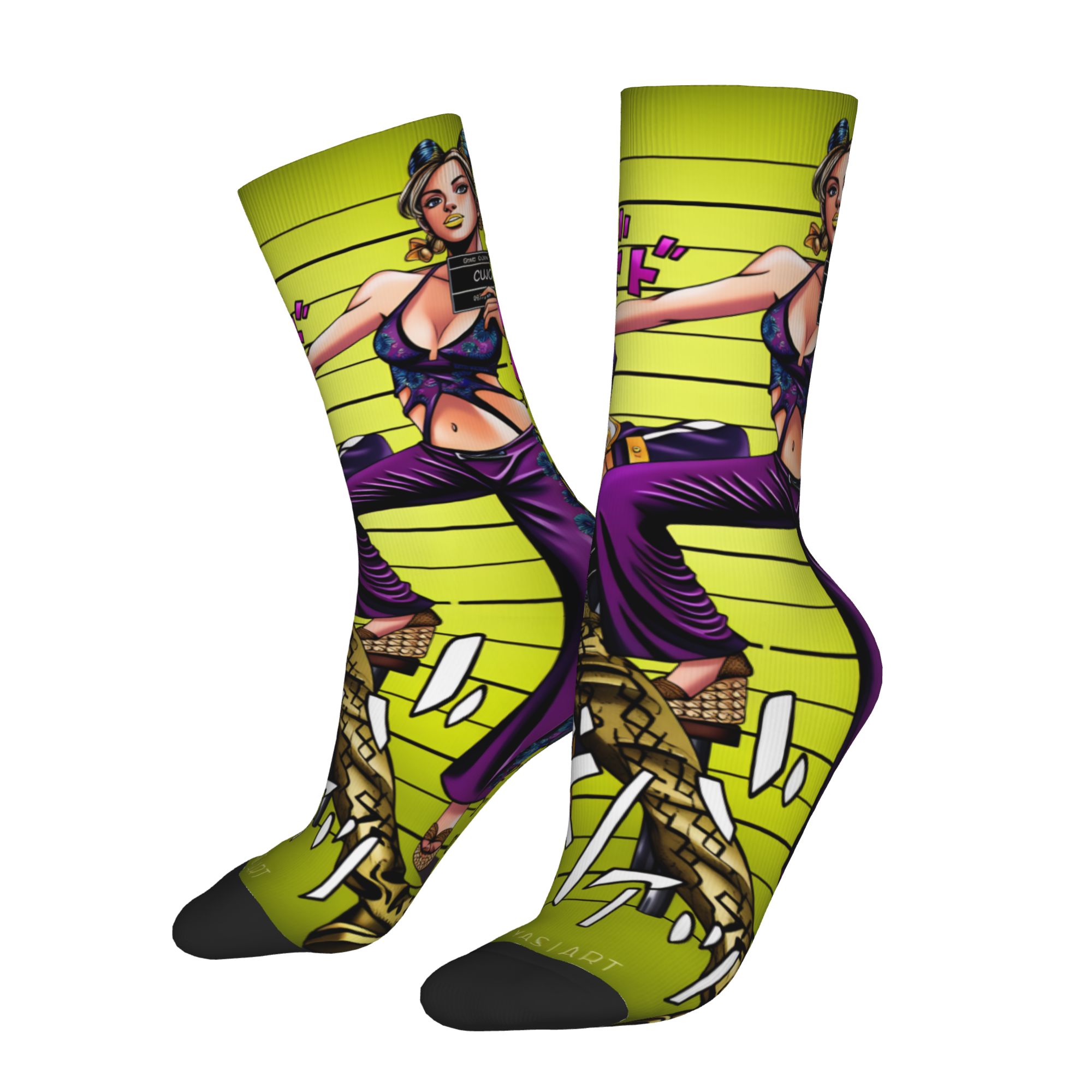 JoJos Bizarre Adventure Socks  - đánh giá và giá Outdoor Adventure Japan