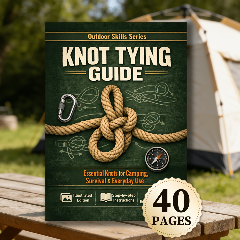 Camping Knots Manual 40 Page O - đánh giá và giá Outdoor Adventure Guide