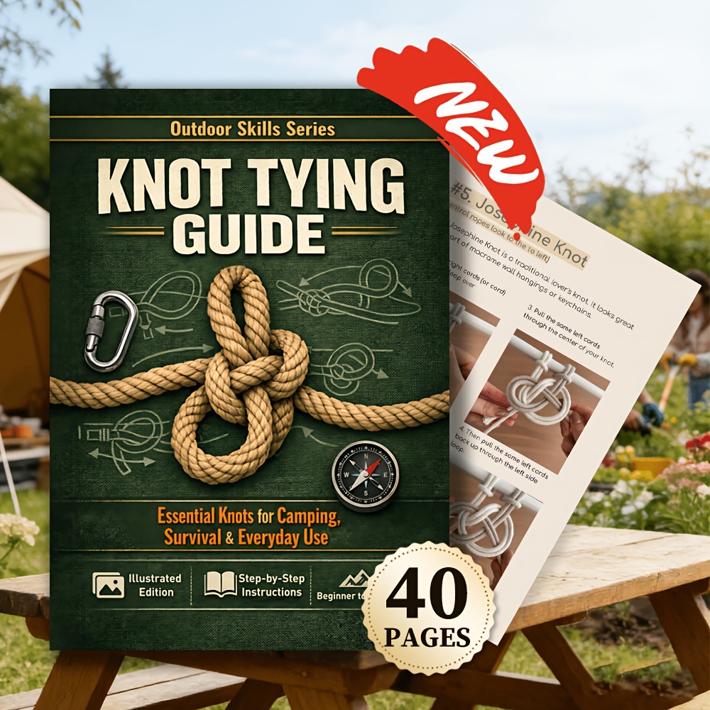 Camping Knots Manual 40 Page O - đánh giá và giá Outdoor Adventure Guide