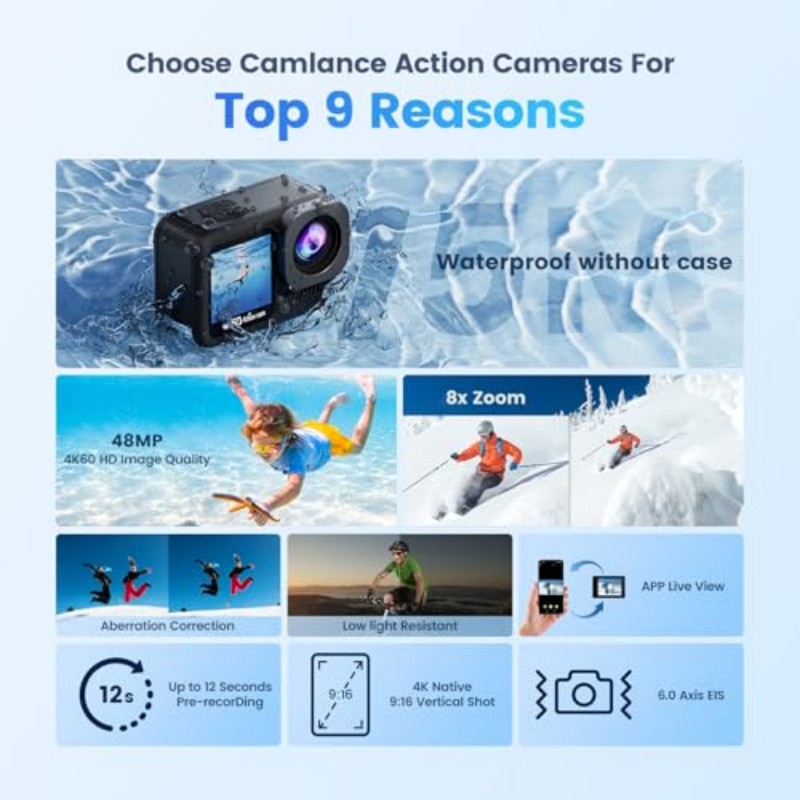Mini body camera, 2K action ca - đánh giá và giá Outdoor Adventure Images