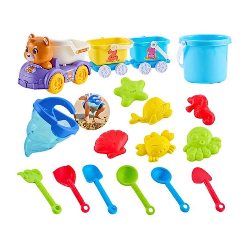 1 Bộ Đồ Chơi Bãi Biển Cát Màu  - đánh giá và giá Outdoor Adventure Toys