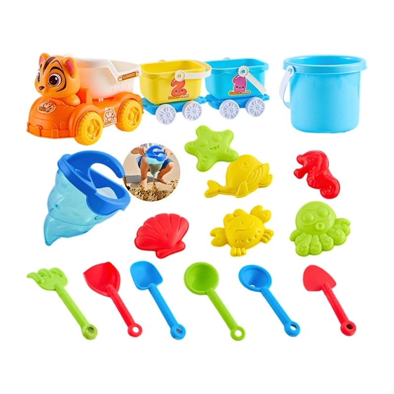 1 Bộ Đồ Chơi Bãi Biển Cát Màu  - đánh giá và giá Outdoor Adventure Toys