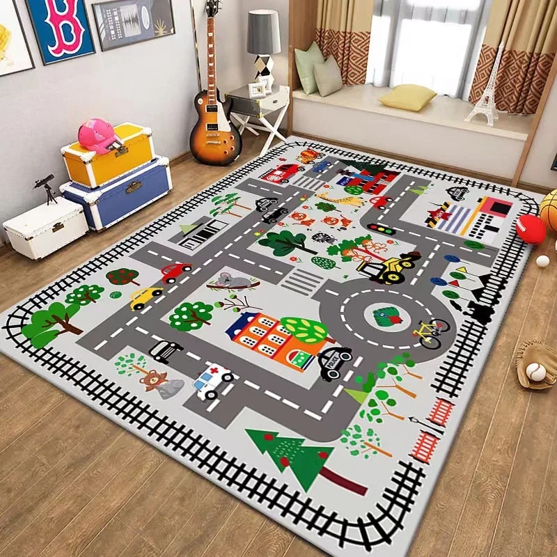Colorful Kids City Map Play Ma - đánh giá và giá Outdoor Adventure Toys