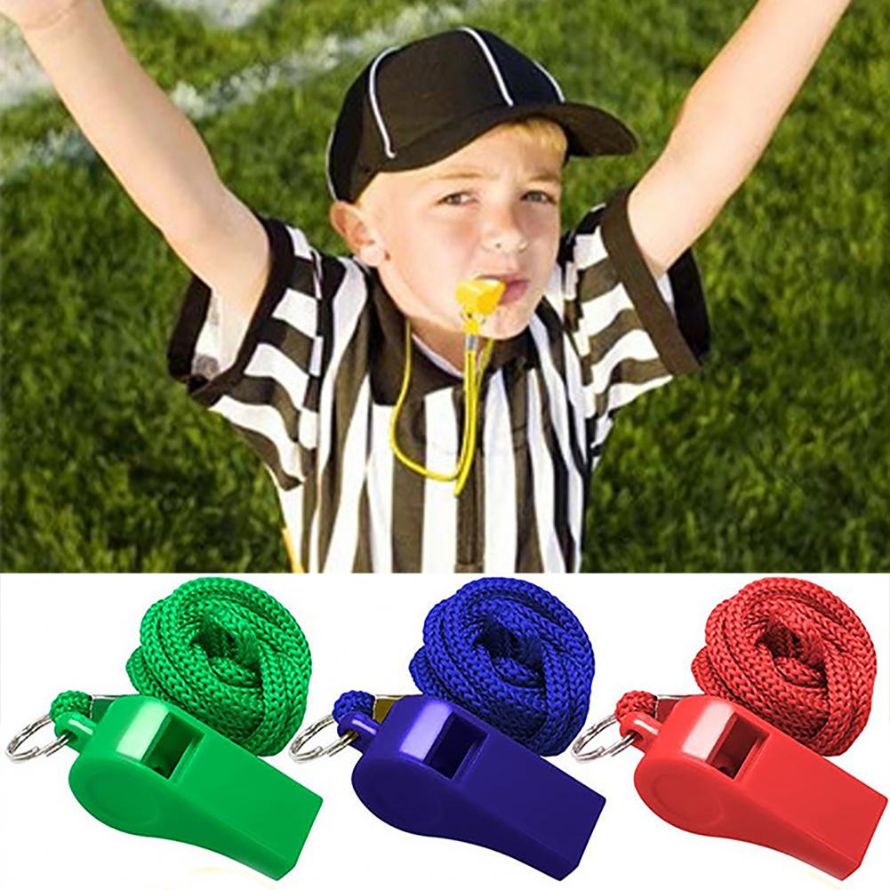 10Pcs Whistles With Lanyards L - đánh giá và giá Emergency Whistle Pea