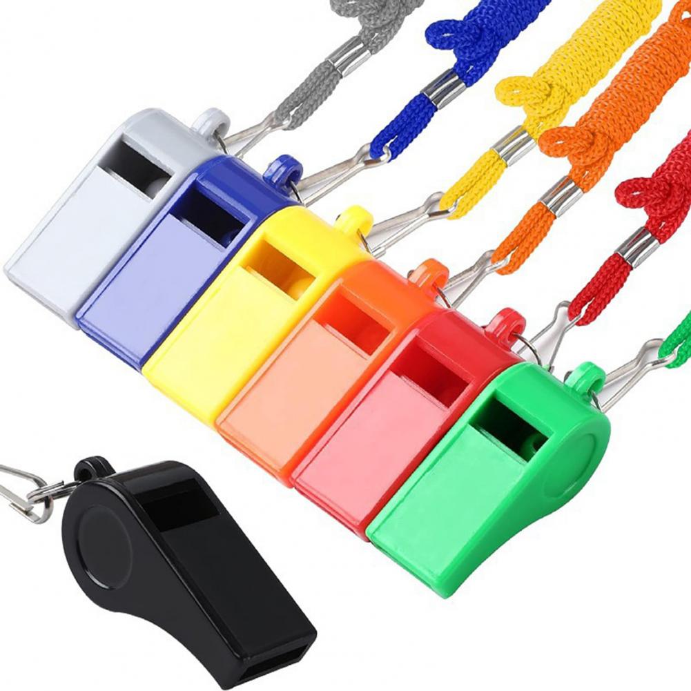 10Pcs Whistles With Lanyards L - đánh giá và giá Emergency Whistle Pea