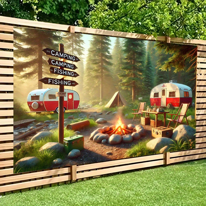 Camping RV Trailer Tapestry Ou - đánh giá và giá Outdoor Adventure Rv