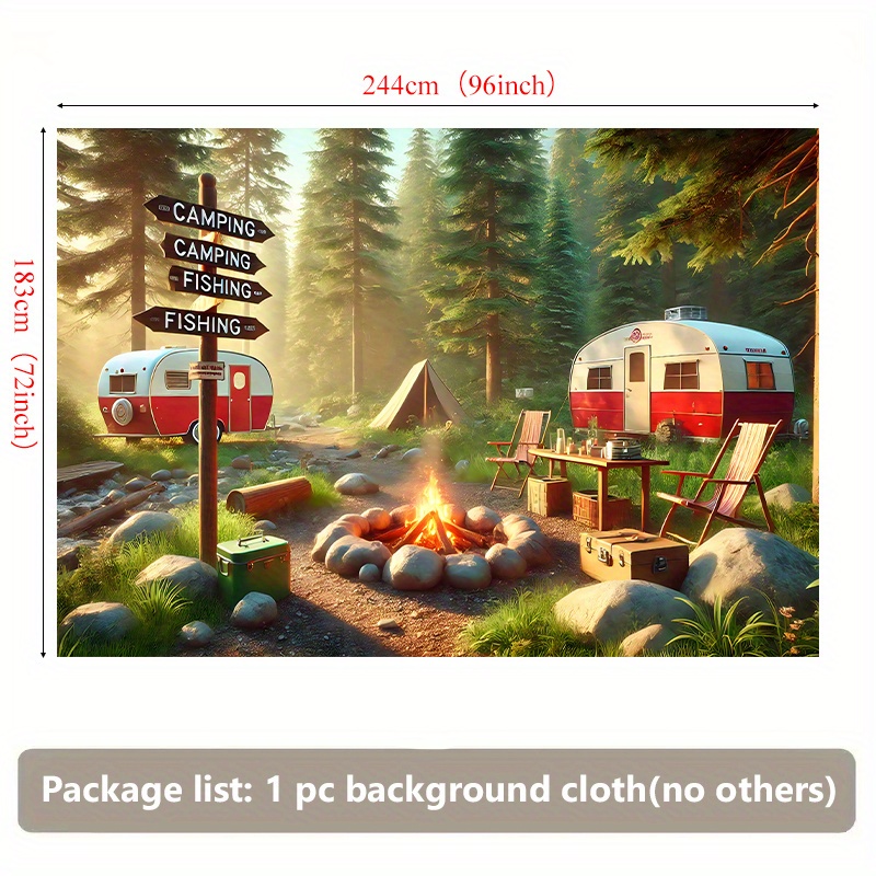Camping RV Trailer Tapestry Ou - đánh giá và giá Outdoor Adventure Rv