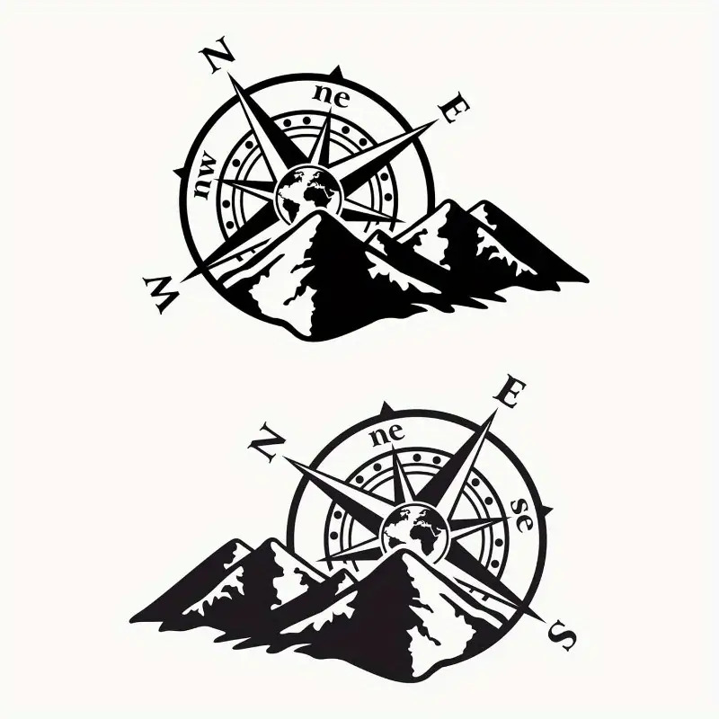 2Pcs Mountain Compass Vinyl St - đánh giá và giá Outdoor Adventure Rv