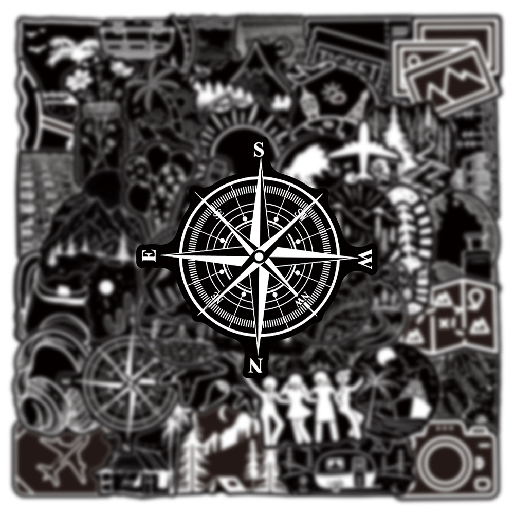 10/30/50pcs Black White Cartoo - đánh giá và giá Outdoor Adventure Toys