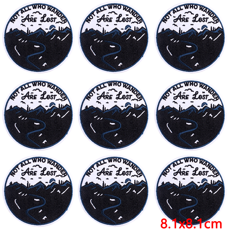 10pcs/Lot Iron On Patch Outdoo - đánh giá và giá Outdoor Adventures Clothing