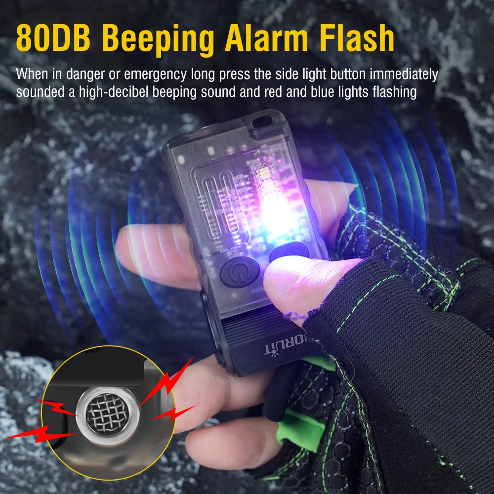BORUiT V20 EDC Keychain Flashl - đánh giá và giá Outdoor Adventure Inc