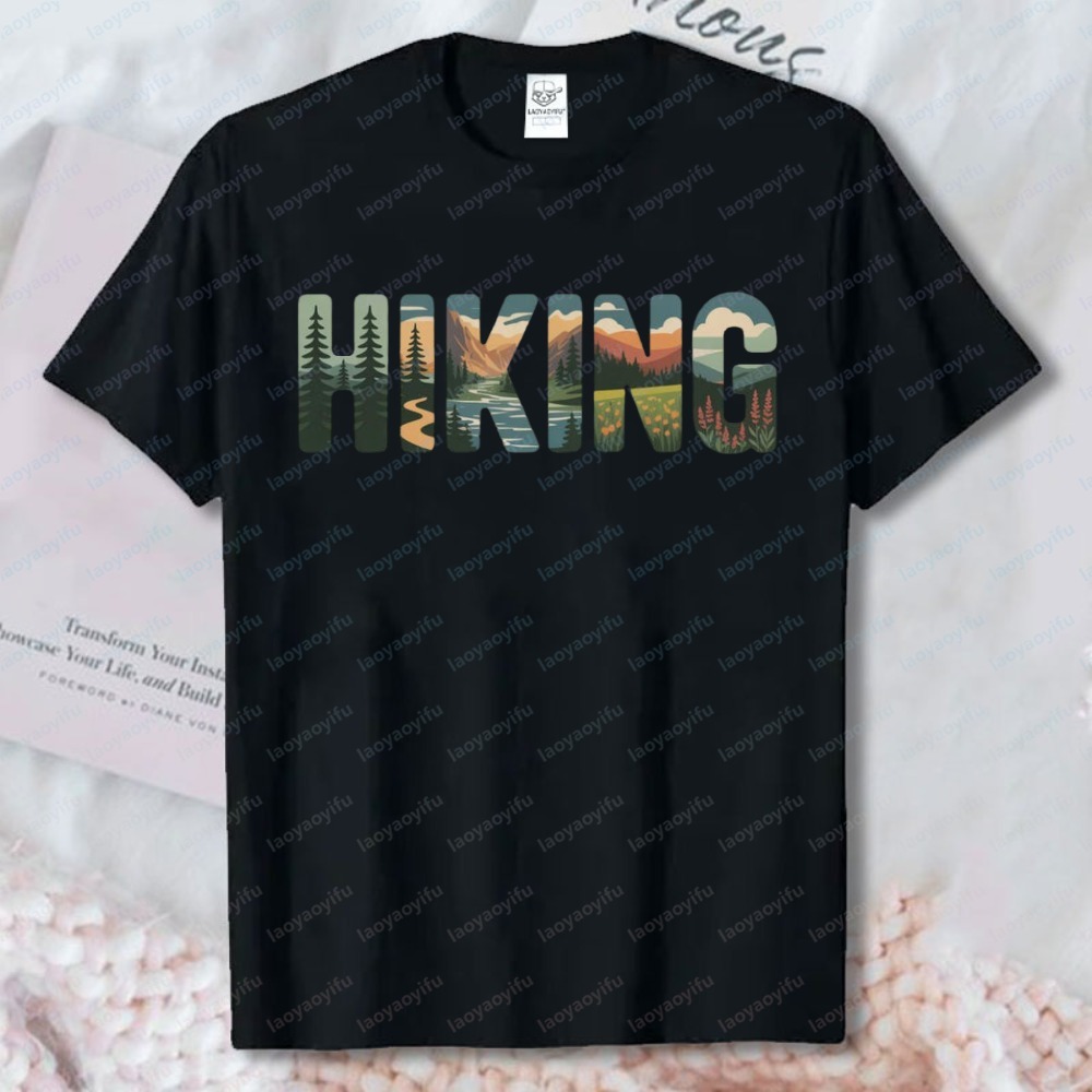 Hiking Tees Nature Landscape L - đánh giá và giá Outdoor Adventures Clothing