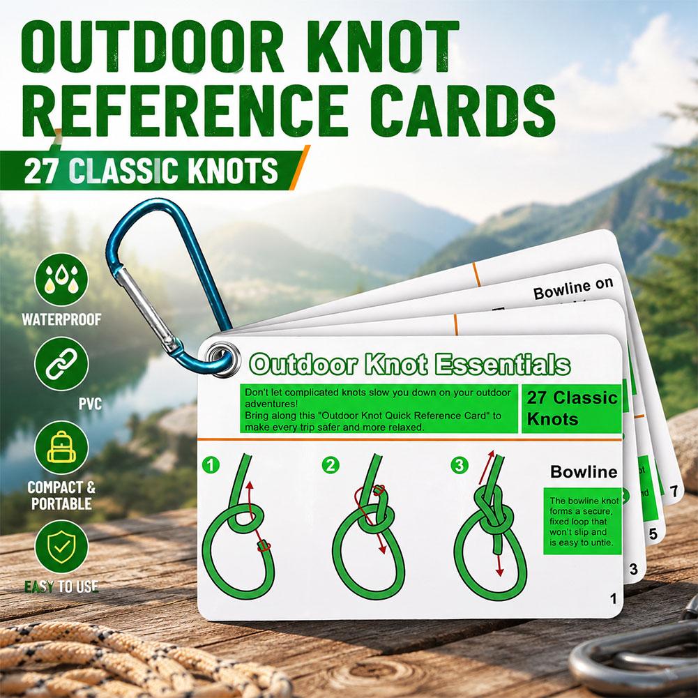 Outdoor Knots Pocket Guide Wat - đánh giá và giá Outdoor Adventure Guide